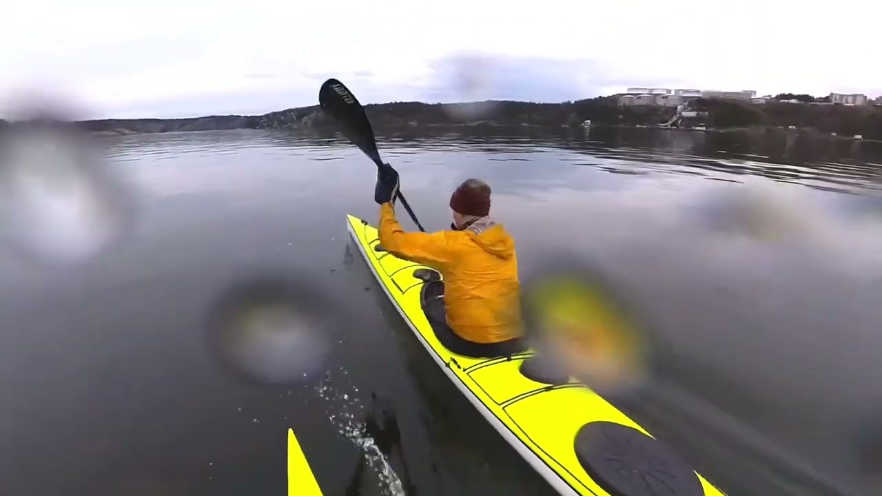 Panthera577 Kajak -(surfski), Fart-test.