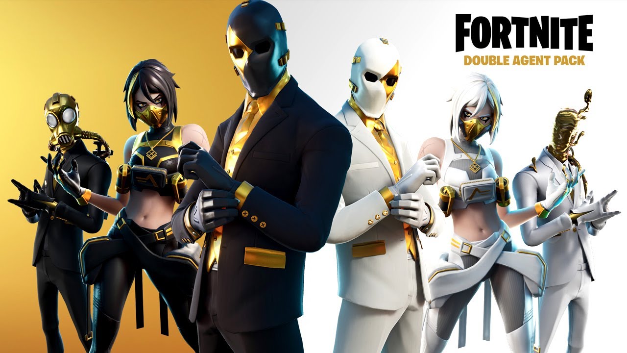 Fortnite | Double Agent Pack Gameplay - 1 Minute Showcase (Per Oufit)