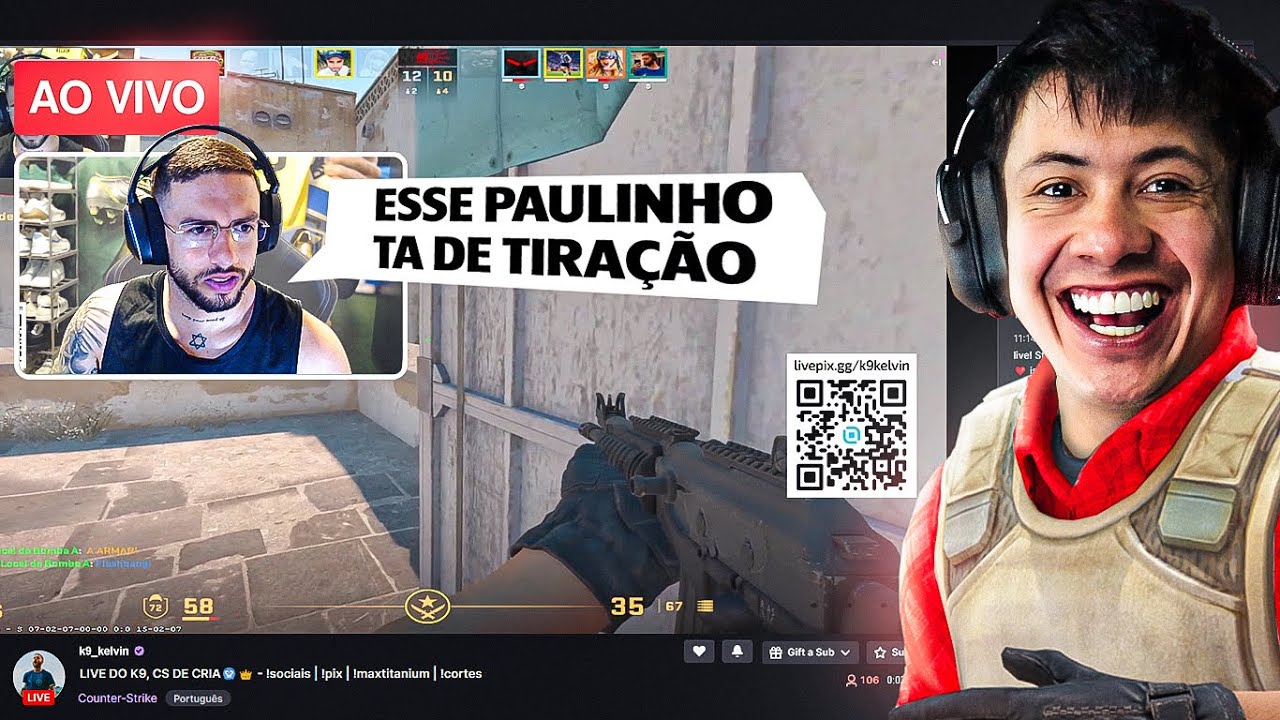 JOGUEI CONTRA o KELVIN da G3X e ELE FICOU 