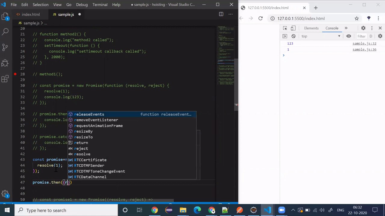 Promise and async await in Javascript
