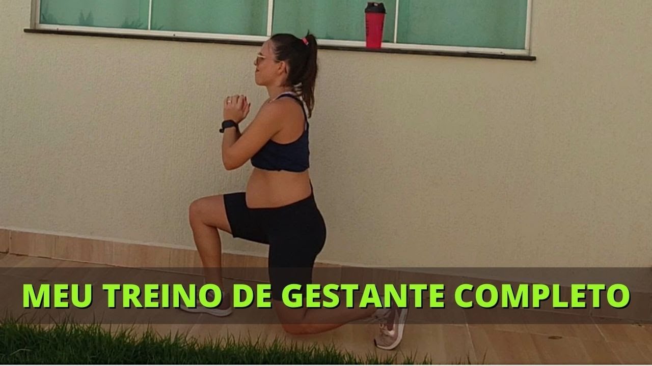Meu Treino COMPLETO Para Gestante Em Casa Para Pernas, Glúteos E Superiores