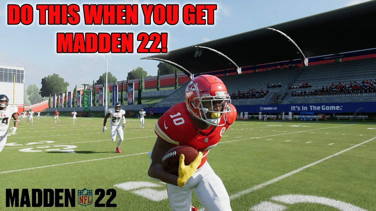 TOP 5 MOST IMPORTANT THINGS TO DO WHEN YOU GET MADDEN 22!