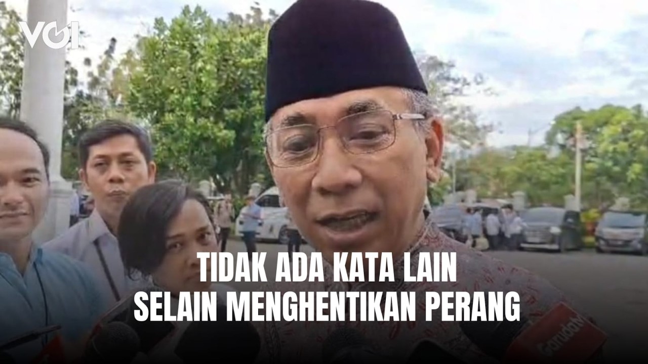 Sikap NU Terhadap Perang Iran dengan Israel dan Amerika Serikat, Gus Yahya: Hentikan Perang