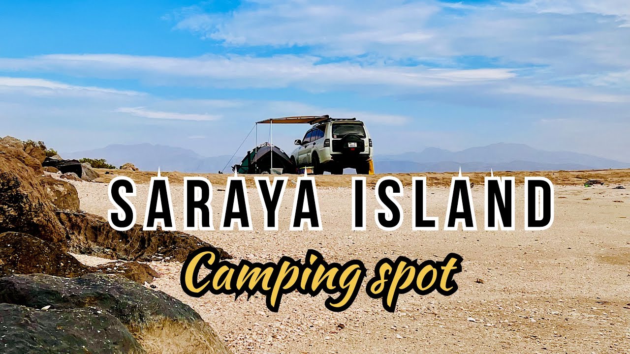 The Hidden Paradise | Saraya island | Ras al Khaimah #beach #pajero #camping #beach #island #travel
