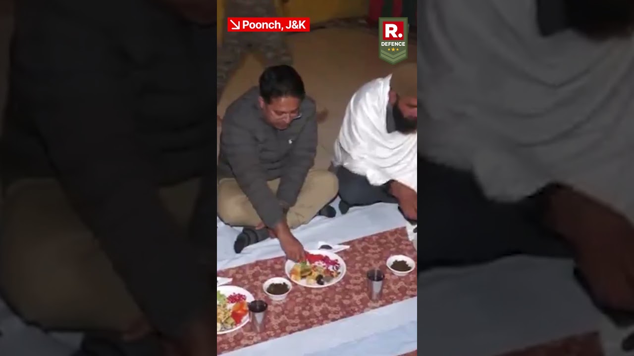 Indian Army Organises Iftar Party in Poonch