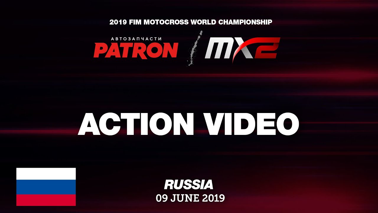 Thomas Kjer Olsen passes Darian Sanayei - MX2 Race 2 - PATRON MXGP of Russia 2019