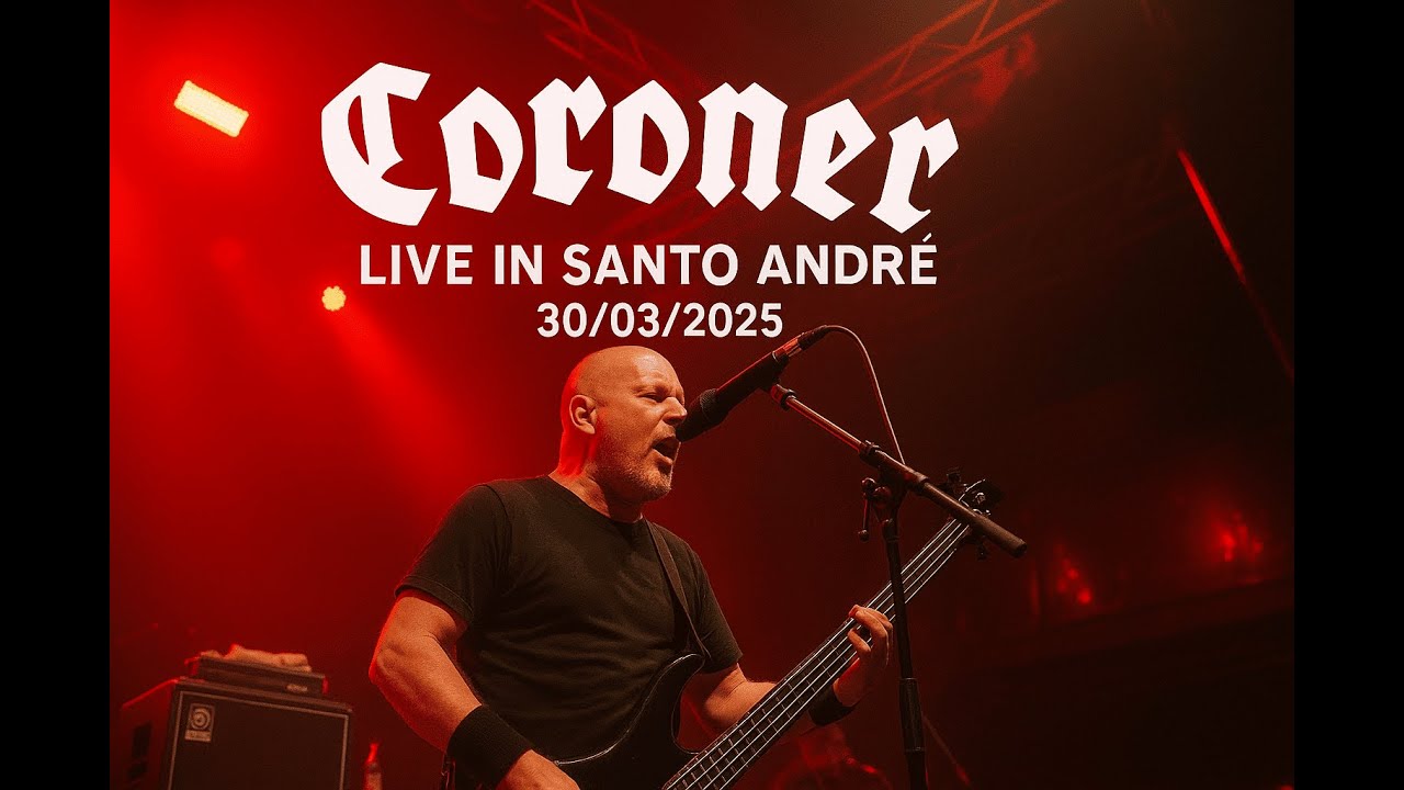 Coroner Live in Santo André 03-30-2025 Full Set