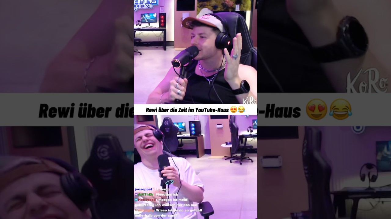 @rewinside &uuml;ber die Zeit im YouTube-Haus 😍😂 #rewi #rewinside #papaplatte #qp #youtubehaus