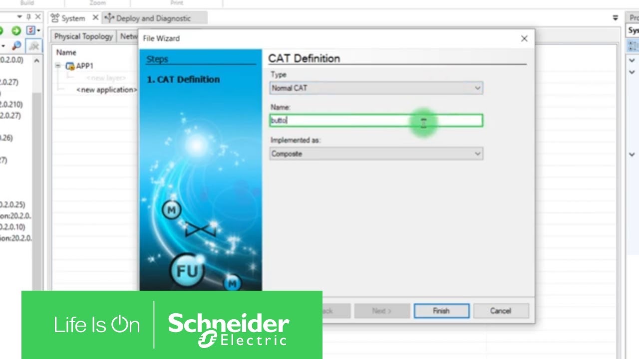 How to Create a CAT in EcoStruxure Automation Expert  v20.2 | Schneider Electric Support