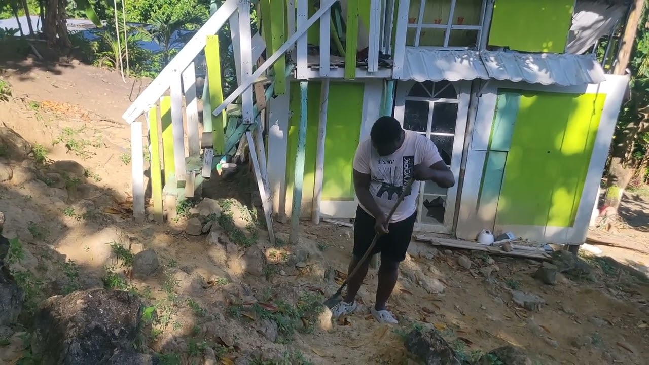 Cleaning  up my yard