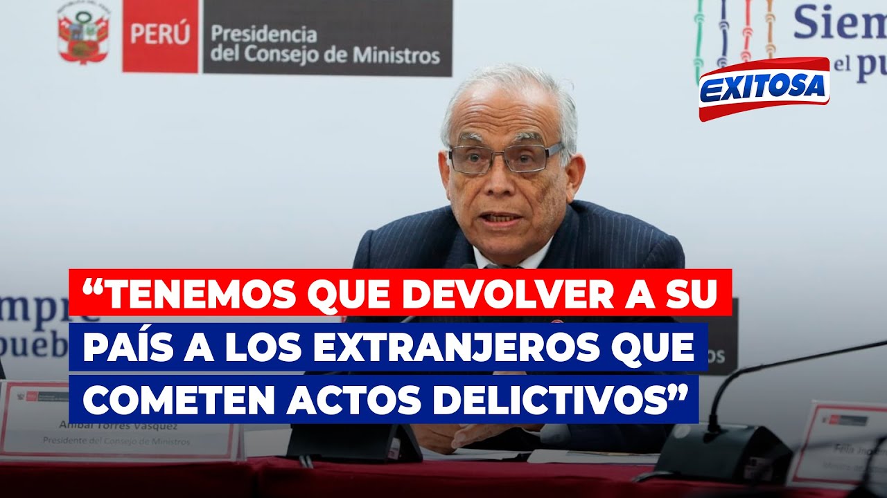 🔴🔵An&iacute;bal Torres: Tenemos que devolver a su pa&iacute;s a los extranjeros que cometen actos delictivos