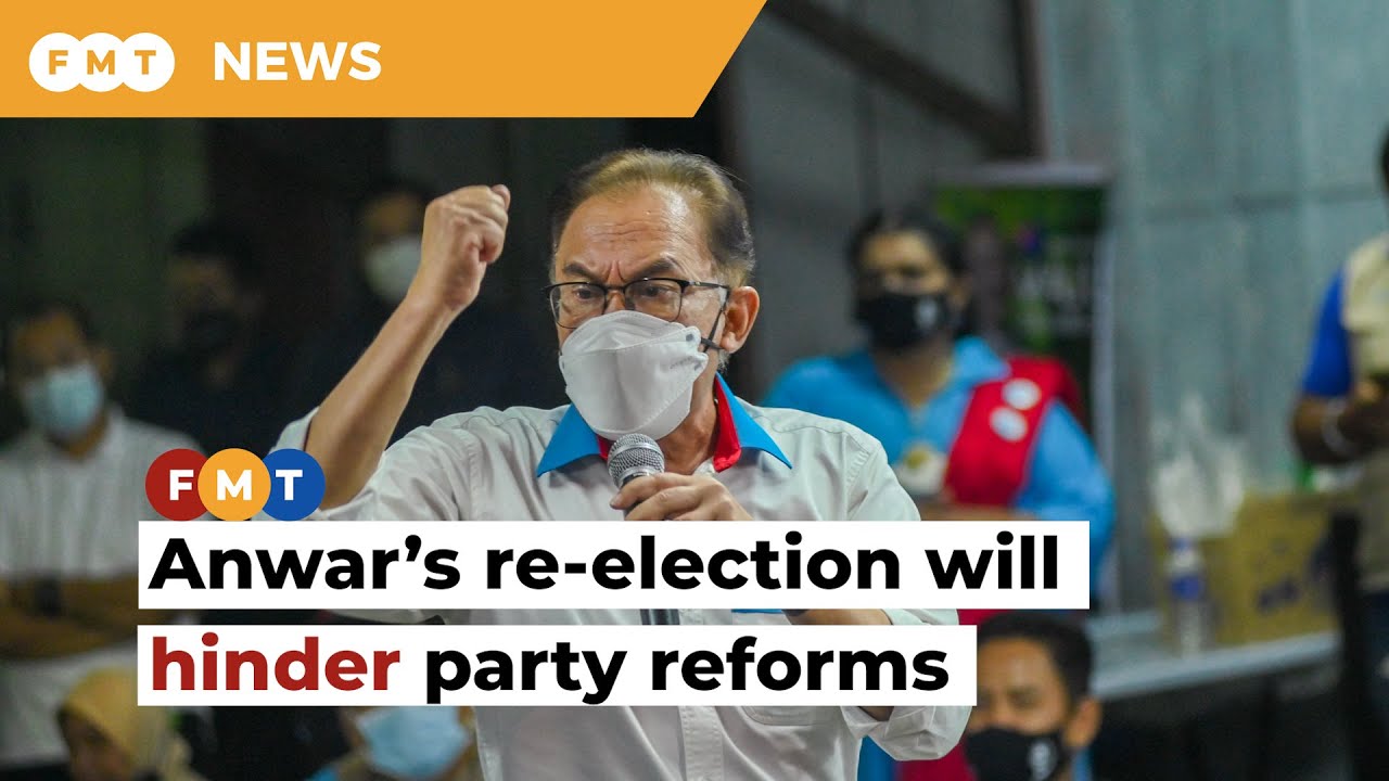 Anwar&rsquo;s re-election as PKR president will hinder party reforms, says analyst