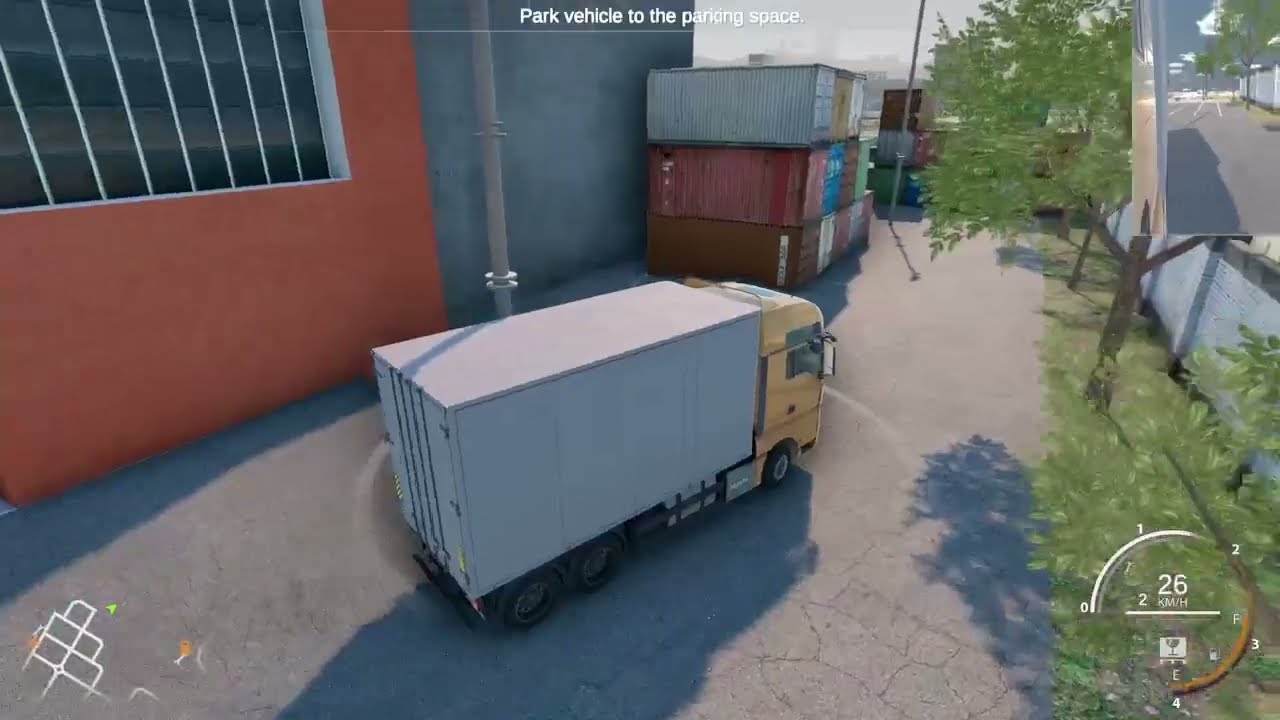 Trucks and logistics simulator gameplay
