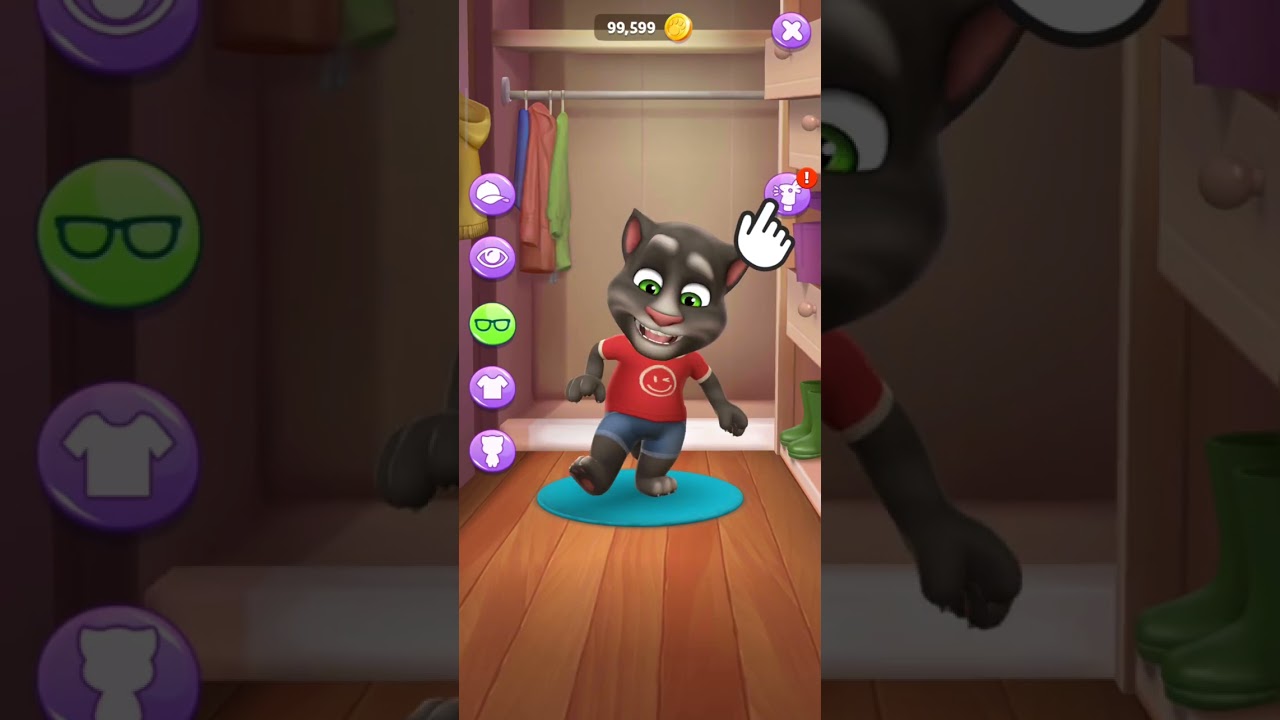 TALKINGTOM OUTFITS CHECK 👕👖#talkingtom#talkingtomcat#talkingcat#letsplaydoddles#ytvideos#youtube