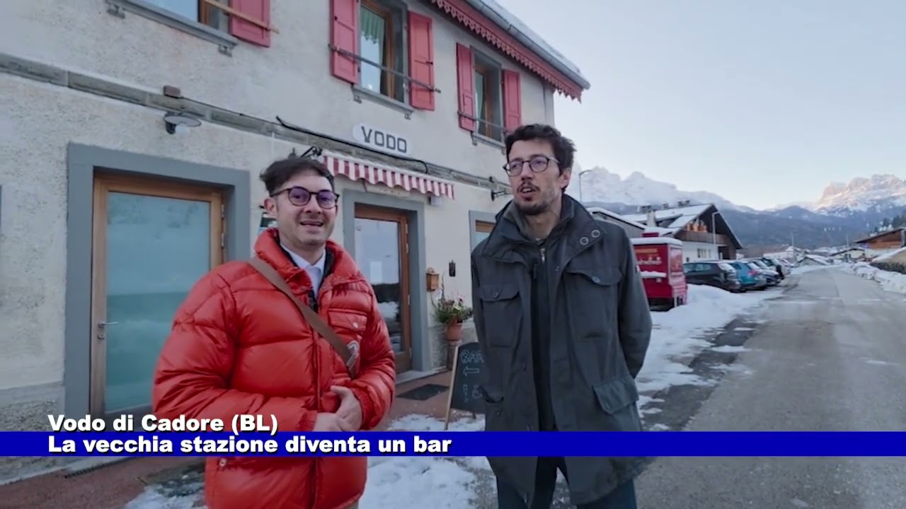 Vodo di Cadore (BL). La vecchia stazione diventa un bar 04.02.2026