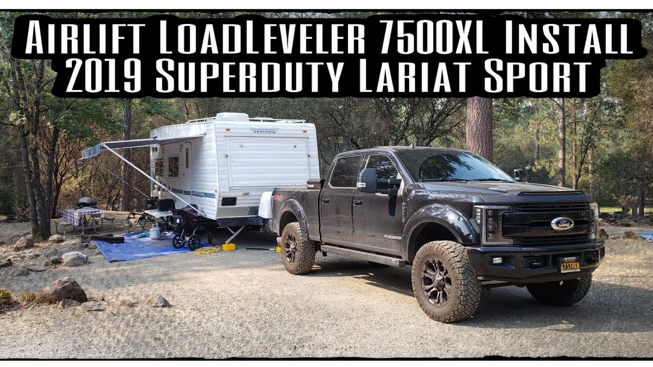 Airlift loadlifter 7500xl Install/walk through and review - 2017 + Superduty