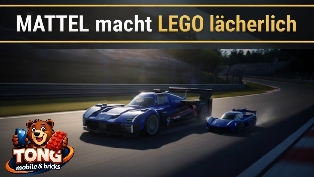 MATTEL®: Cadillac Project GTP Hypercar mit voller Lizenz und Drucken macht LEGO® lächerlich 