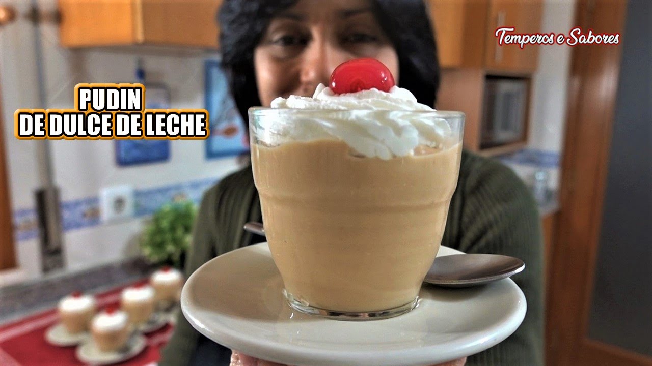 FÁCIL PUDIN DE DULCE DE LECHE CON SOLO 3 INGREDIENTES Y TE ENCANTARÁ