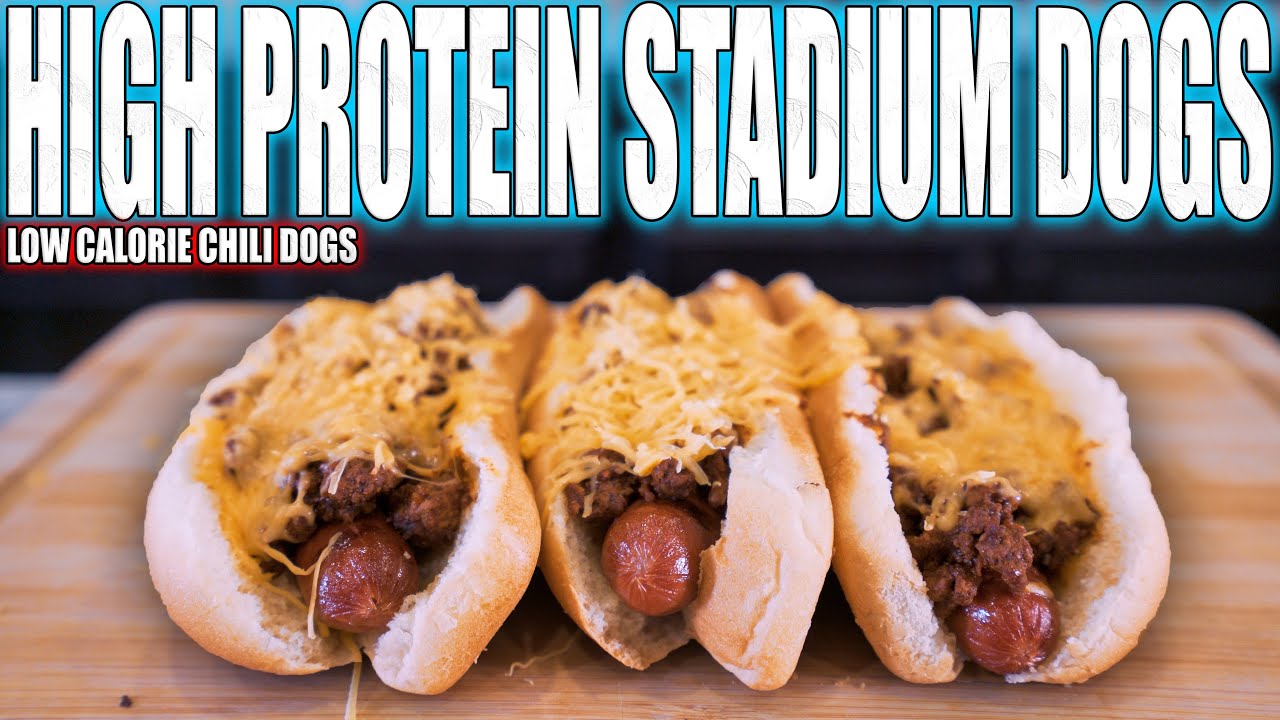 ANABOLIC CHILI CHEESE DOGS | High Protein Low Calorie Anabolic Stadium Style Recipe