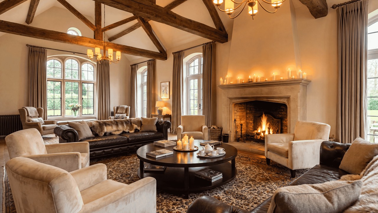 Relaxing Piano Jazz Music For Sleep And Study | Lovely Fireplace Ambience