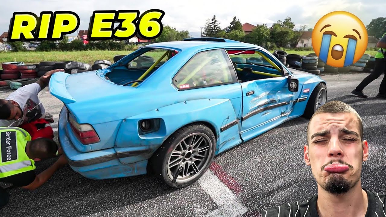 RAZBIJA SAM E36 NA DRIFTU U CACKU :(