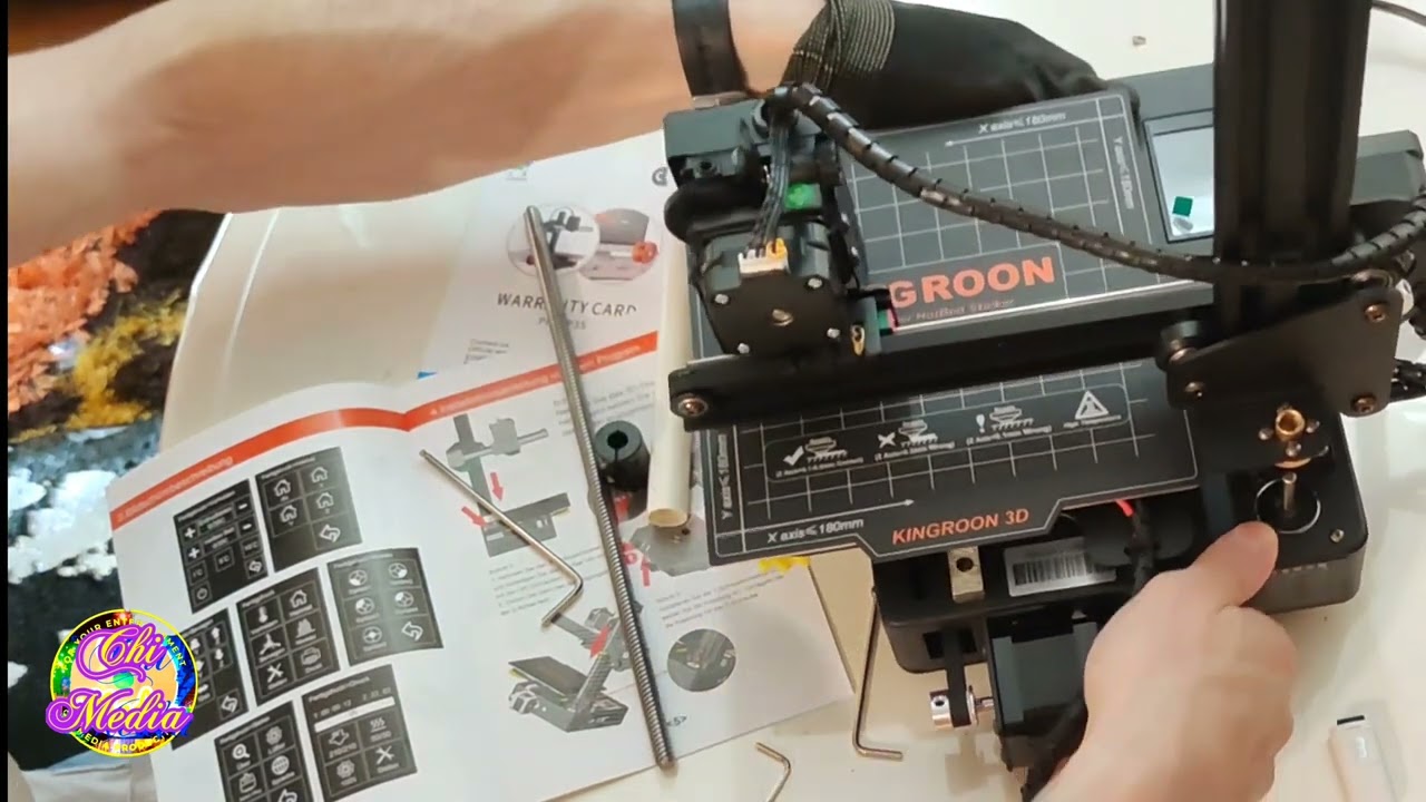 Unboxing and assembly of Kingroon kp3s 3.0 3D printer