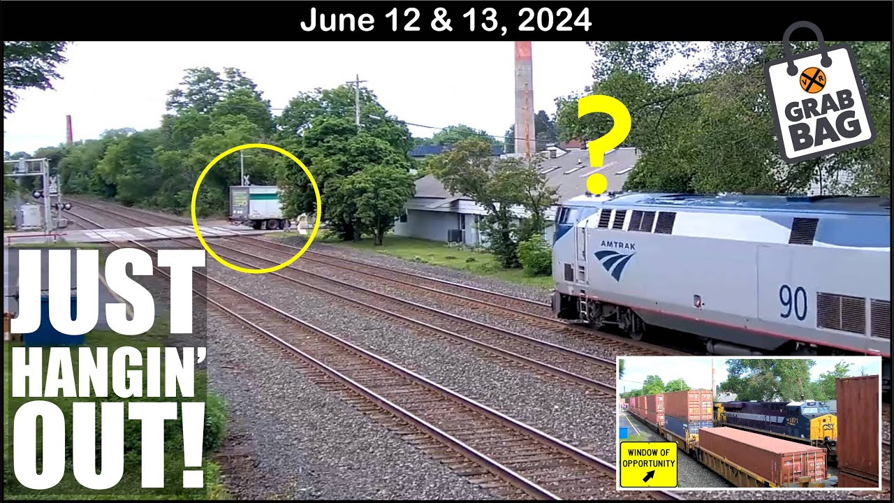JUST HANGIN’ OUT! ALTON & SOUTHERN ENGINE! “SPIRIT OF DANTE” ENGINE, FERROSAFE TRAIN