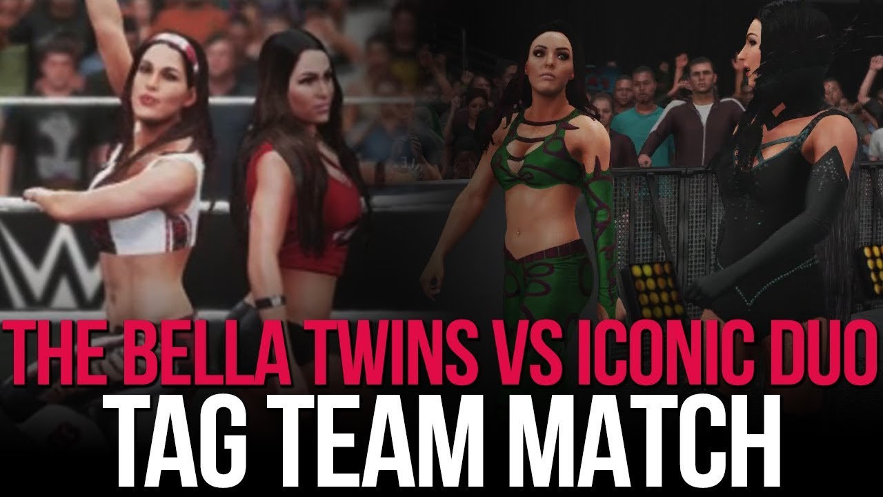 WWE 2K18: The Bella Twins Vs Iconic Duo