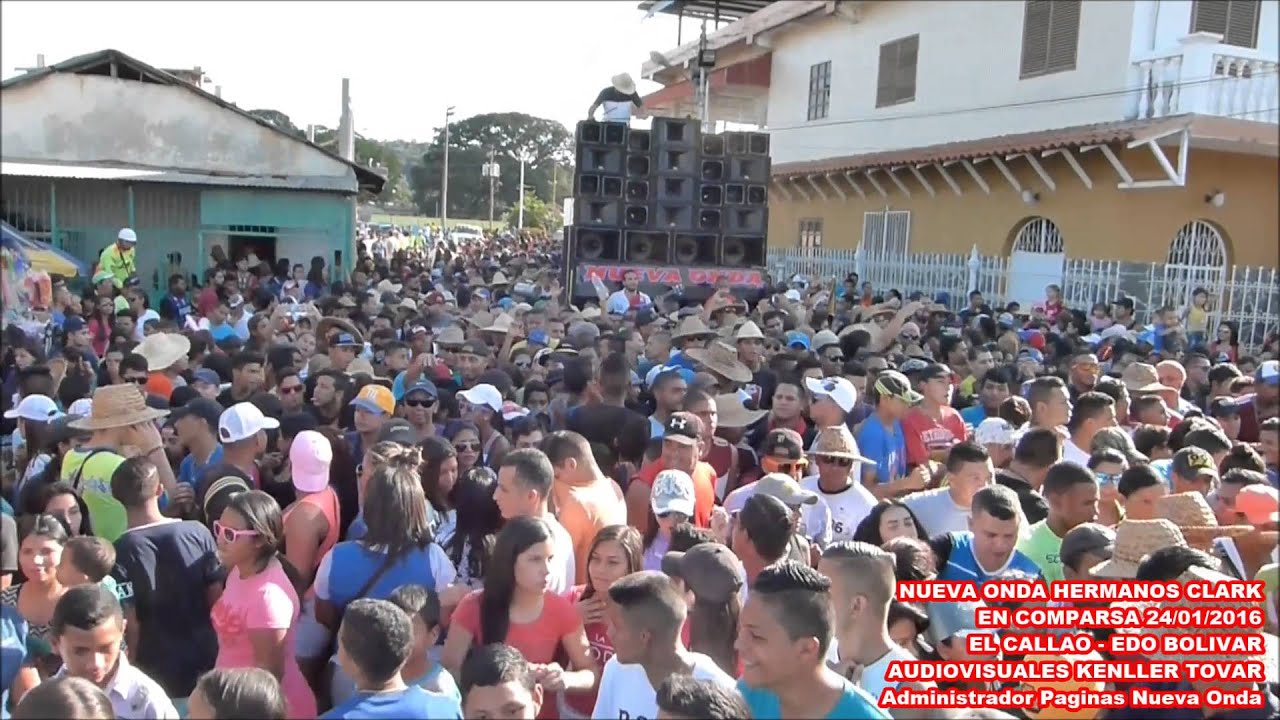NUEVA ONDA HERMANOS CLARK EN EL CALLAO COMPARSA 24/01/2016