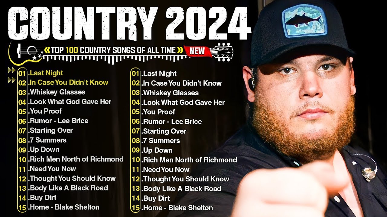 Country Music 2024  Kane Brown, Luke Bryan, Morgan Wallen, Luke Combs, Jason Aldean,Chris Stapleton
