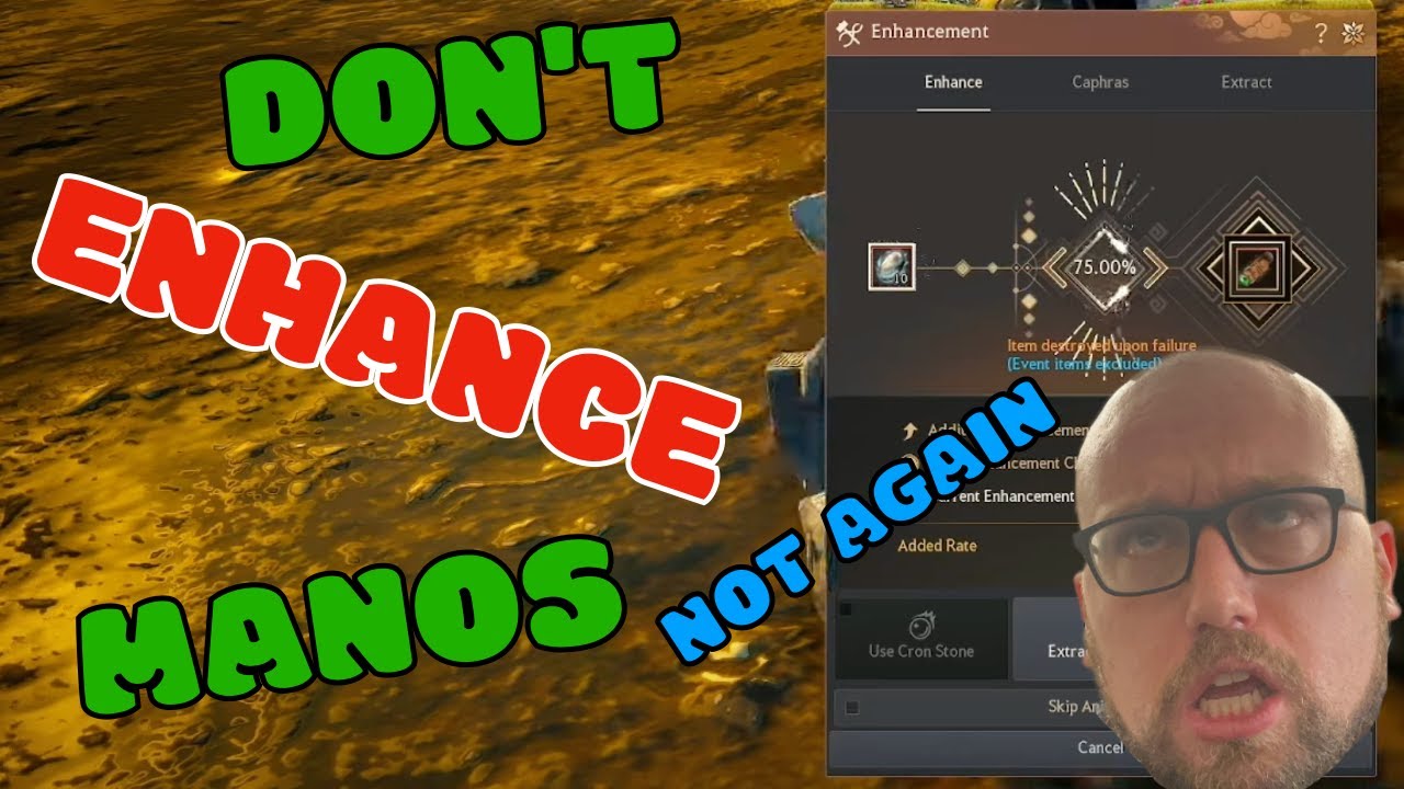 НЕ УЛУЧШАЙТЕ МАНОСА В BLACK DESERT | Улучшение снаряжения Lifeskilling BDO | Blue Reacts