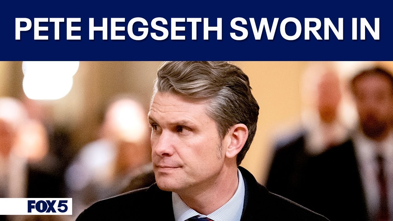 FULL REMARKS: Pete Hegseth sworn in as U.S. Defense Secretary