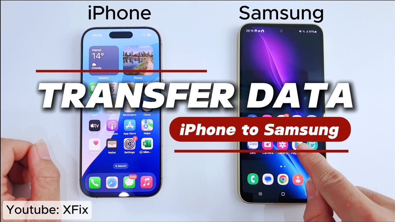 How to Transfer Data From iPhone to Samsung