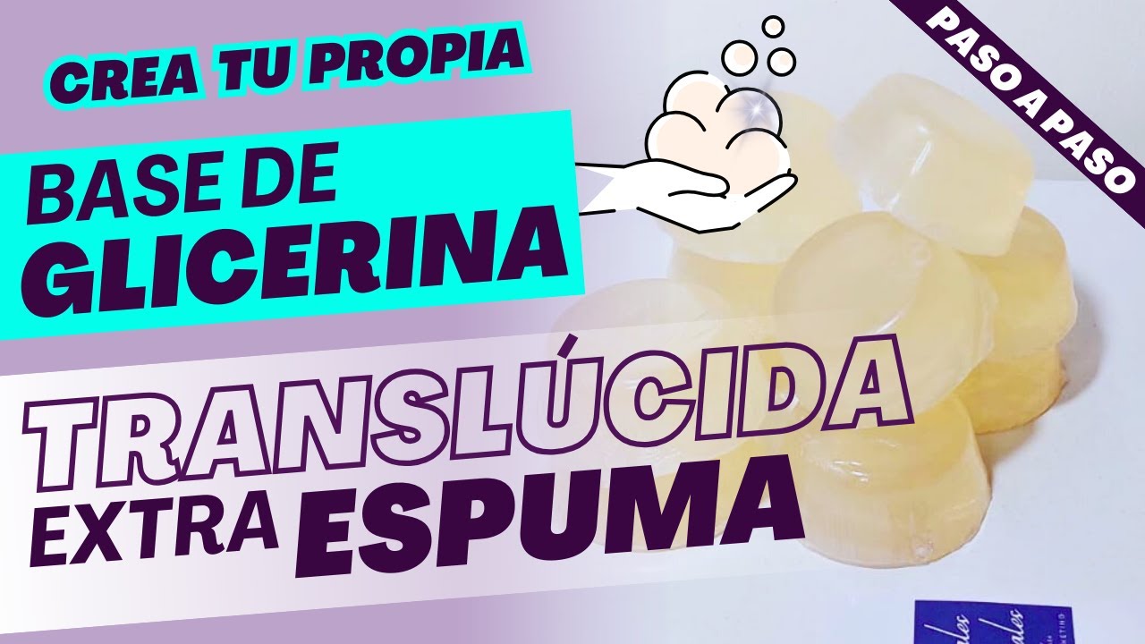 HAZ tu propio Jabón Base de Glicerina Translúcida SIN PG | CASERO Y EFECTIVO