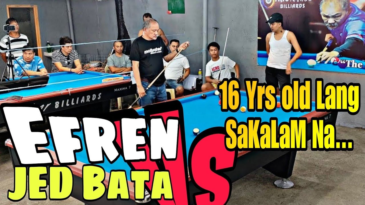 🔥RE-LIVE🔥  2|2  EFREN BATA REYES vs 16yrs old JED 