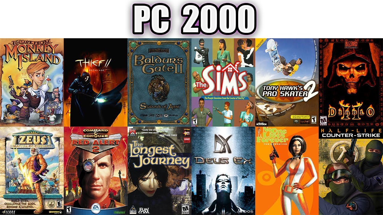 Los 20 mejores juegos de PC del a&ntilde;o 2000