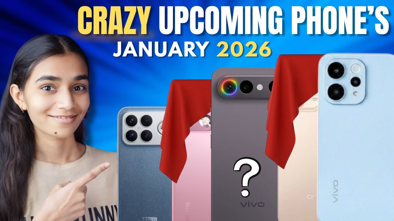 Top Upcoming Smartphones January 2026 🚀 Flagship, Midrange & Budget Phones! 