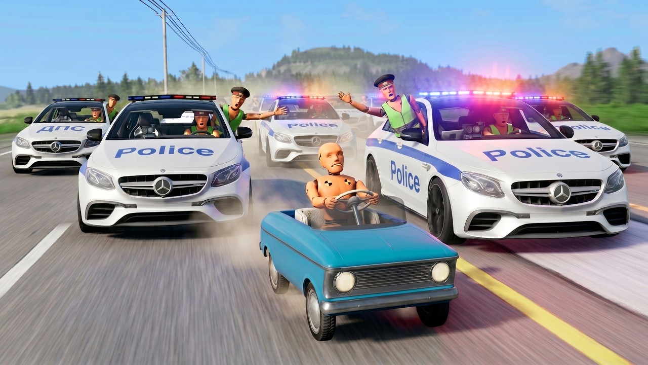 FATHER FORBADE THE HIGHWAY BUT SON DISOBEYED | BeamNG.drive
