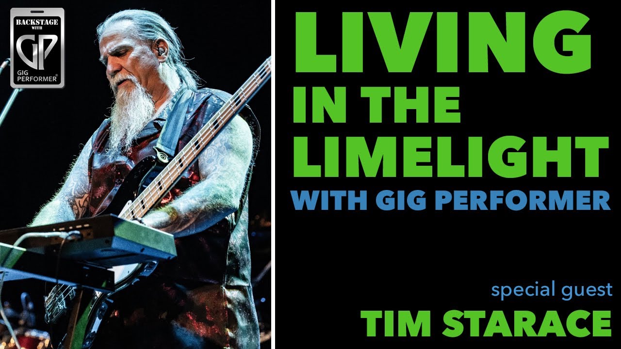 Rush Cover Band Set Up Using Gig Performer featuring Tim Starace of YYNOT