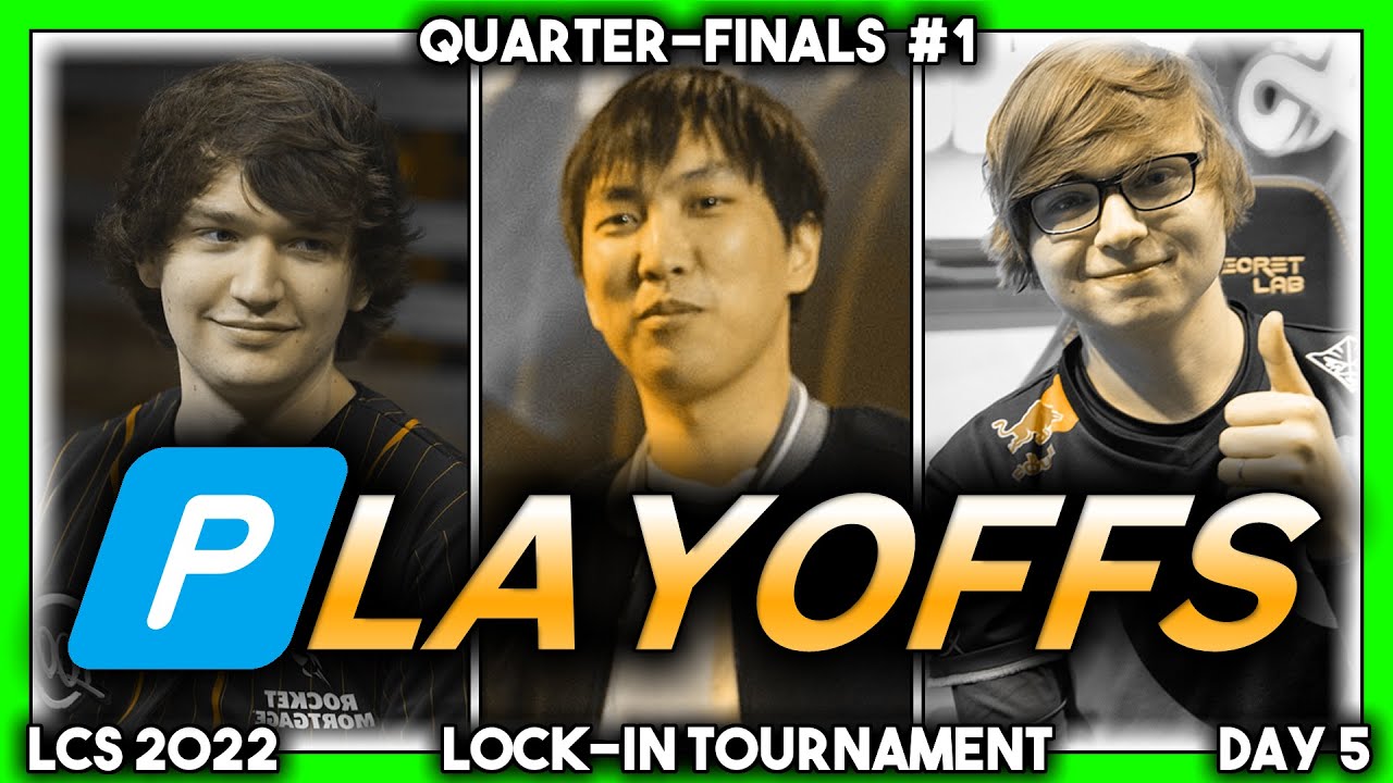 THE TRI🅿️E (LCS 2022 CoStreams | Lock-In Tournament | Day 5: Quarter-Finals | 100 vs DIG, TL vs FLY)