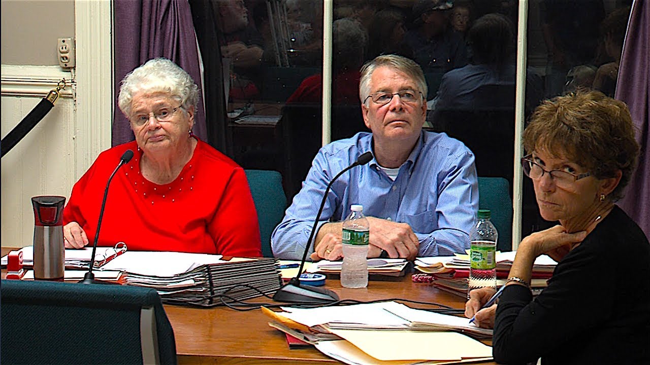 Wakefield NH Selectmen 9/12/18