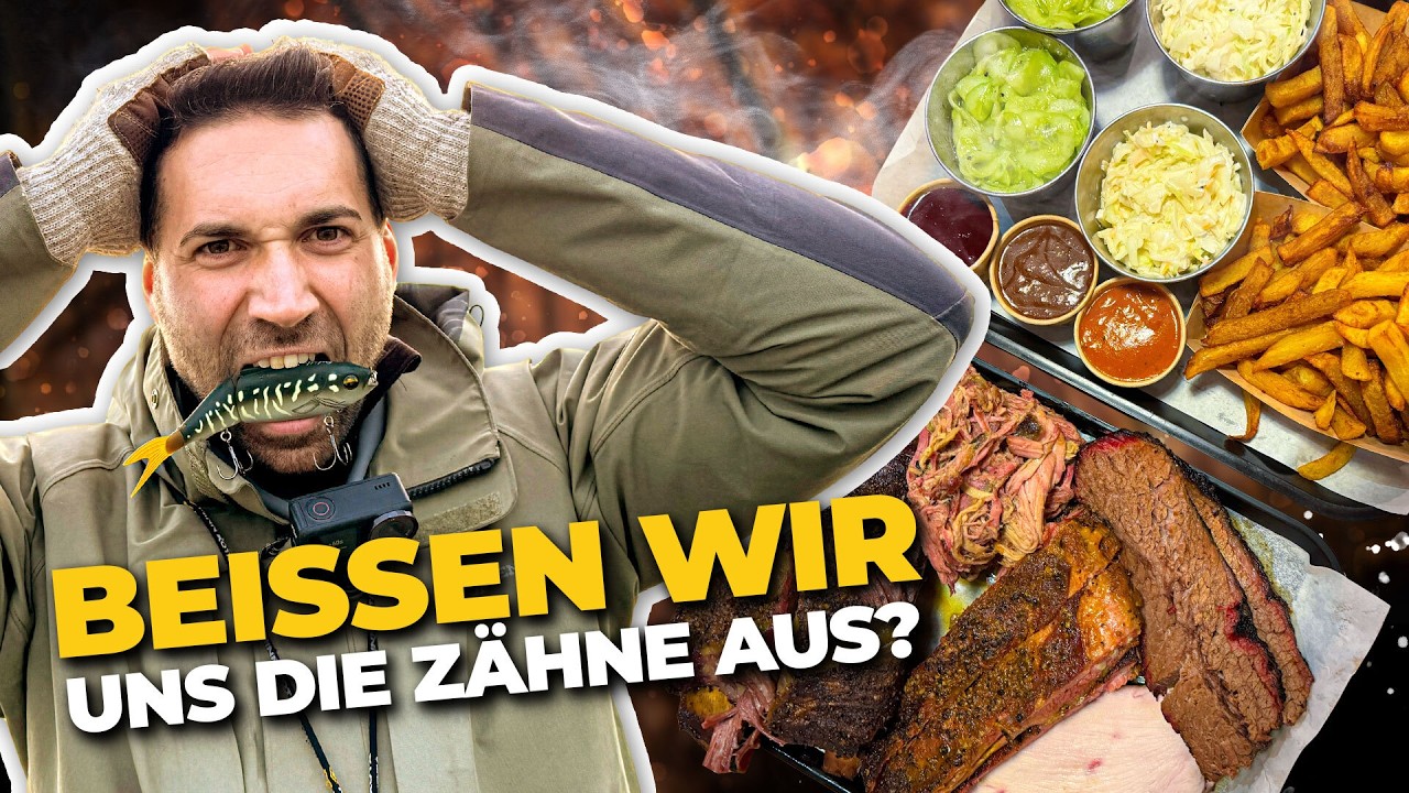Hechtangeln im Winter am Rhein mit Guller BBQ