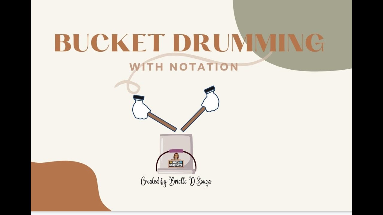 Bucket Drumming - With Notation