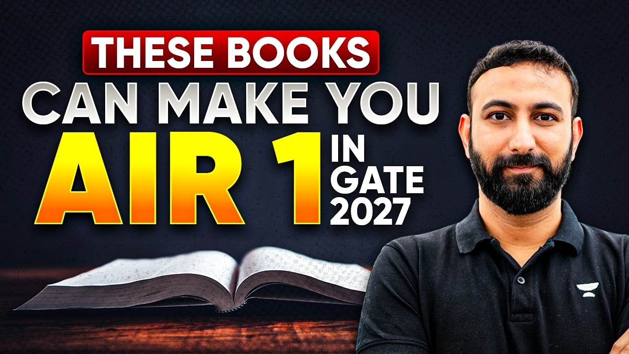 These Books  📚 Can Make You AIR 1 in GATE 2027 | Aditya Kanwal Sir