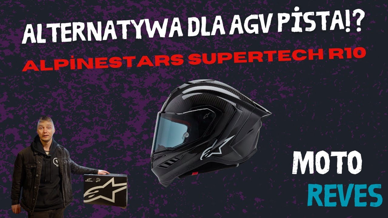 Alternatywa dla AGV Pista?! Kask idealny na drogę i tor? Alpinestars Supertech r10! Unboxing !