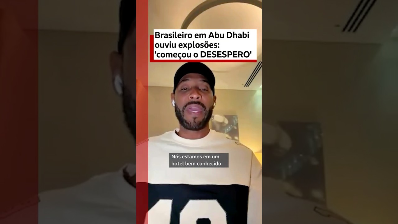 🇦🇪 🇧🇷 Brasileiro fala de explos&otilde;es em Abu Dhabi: &lsquo;Fomos pegos totalmente de surpresa&rsquo;