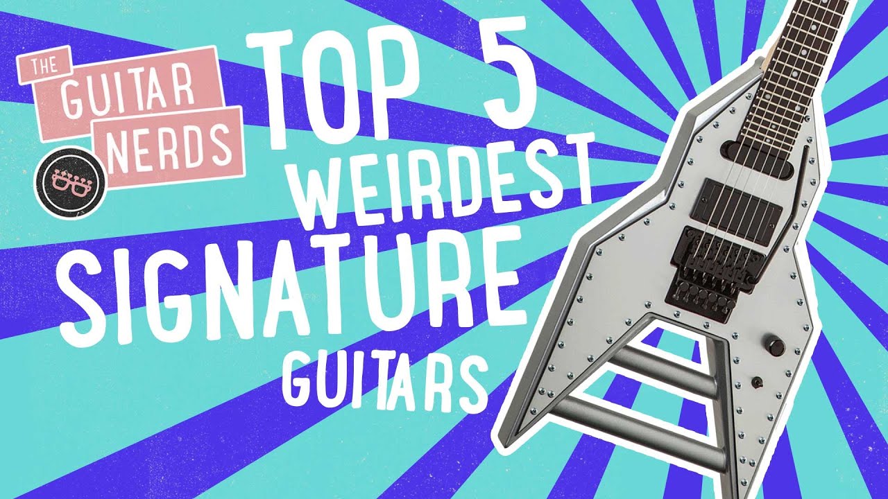 Top Five Weirdest Signature Guitars Ever!