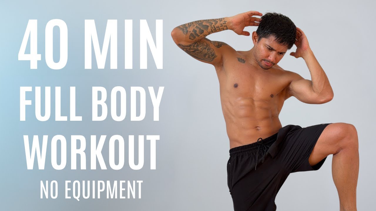 40 MIN FULL BODY HIIT WORKOUT 🔥 No Equipment | At Home Fat Burn
