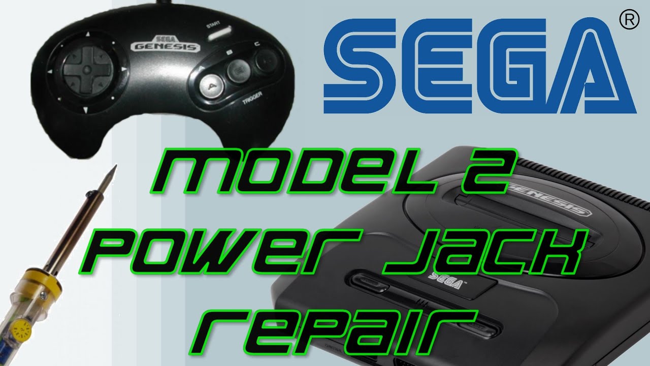 Sega Genesis Model 2 Loose Power Jack Repair - Retro GP