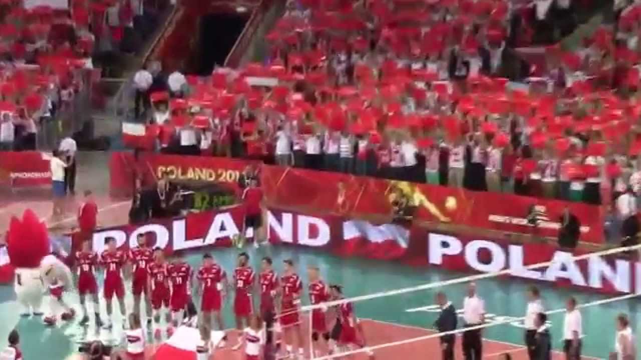 Polska - Rosja 3:2 Siatk&oacute;wka MŚ 2014 Ł&oacute;dź 18.09.2014  awans do p&oacute;lfinału hymn Polski NATION